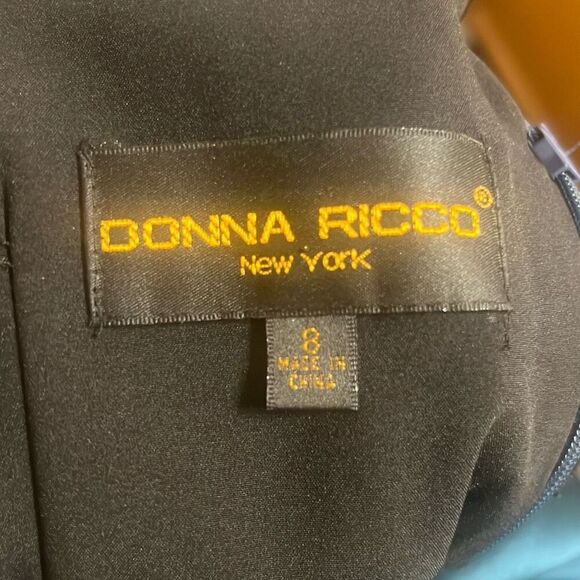 ✨Donna Ricco Women’s Dark Teal Sleeveless Sz 8 Dress✨ - Picture 7 of 8